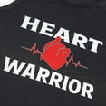 thumbnail image 5 of Heart Warrior Women’s Black LVAD Tank Top – 100% Cotton Sleeveless Shirt with Bold Print, Durable Breathable Activewear, 5 of 6