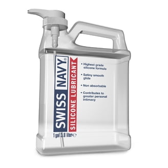 Swiss Navy Long-Lasting Silicone Lubricant, Hypoallergenic, Non-Absorbable,  32oz