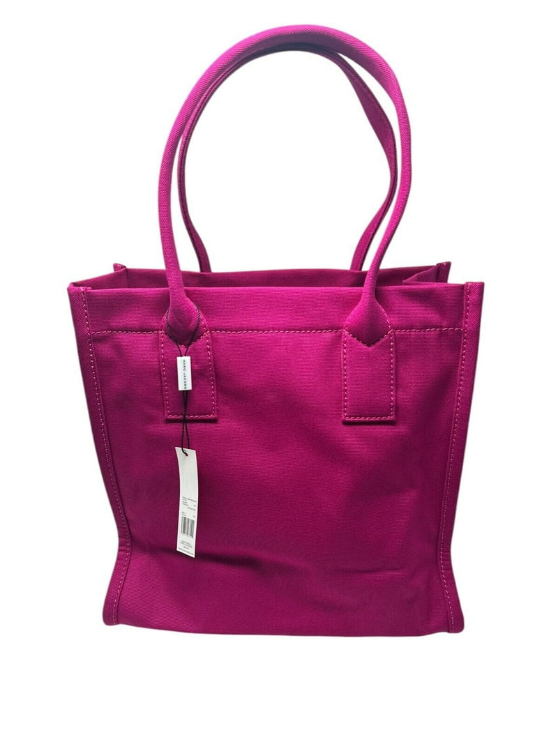 Marc Jacobs Canvas Standard Supply Large Tote Bag Lipstick Pink