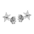 thumbnail image 2 of AeraVida Unique Shooting Stars Hammered Sterling Silver Post Stud Earrings, 2 of 5