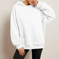 thumbnail image 4 of kytmyeq Womens Oversized Sweatshirts Fleece Hoodies Long Sleeve Shirts Pullover Fall Clothes With Pocket, 4 of 6