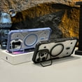 thumbnail image 2 of Designed for iPhone 16 Pro Max Case, Mag-Safe Compatible, Clear Slim Case with Built-in Camera Lens Stand, Anti-Yellowing, Durable Protection with Shockproof Corners for iPhone 16 Pro Max, Darkpurple, 2 of 8