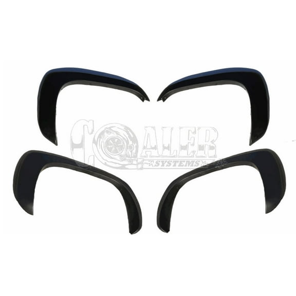 FENDER FLARES FOR 1999-2006 GMC SIERRA 1500 2500 3500 OE STYLE BLACK MATTE