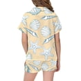 thumbnail image 4 of RMGVDSD Girls Clothes 2PCS Outfit Girls Pajamas Set Cartoon Print Short Sleeve Shirt And Shorts Sleepwear Set Kids Soft Comfortable Loungewear Outfits 2-3 Years, 4 of 4
