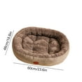 thumbnail image 3 of Nebwoak Pet Nest Bed for Dog Winter Warm Cats Kennel all Season Universal Oval Cats Mat Winter Thickened Small and Medium Sized Dog Kennel, 3 of 6