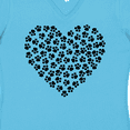 thumbnail image 4 of Inktastic Dog Paws, Puppy Paws, Animal Paws, Heart, Pet Women's V-Neck T-Shirt, 4 of 5