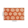 thumbnail image 3 of Pumpkin Bath Mat Bathroom Rugs Non-Slip Absorbent Floor Mat Holiday Home Decor - Flock Material Multi Room Use(S), 3 of 9