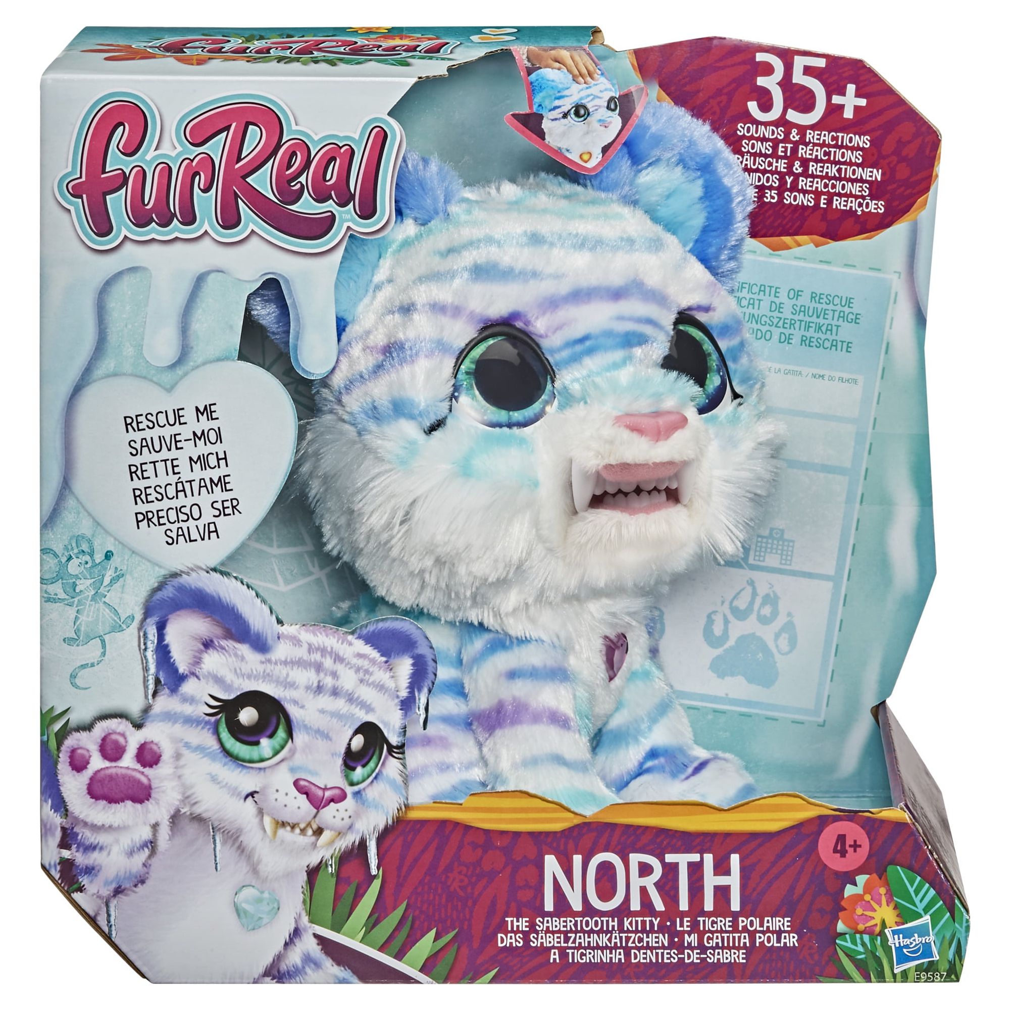 FurReal North the Sabertooth Kitty Electronic Interactive Pet Kids Toy for Boys and Girls Ages 4 and up - image 3 of 16