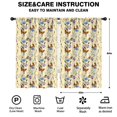 thumbnail image 2 of Blackout Kids Curtains,Butterfly Flower Plant Pattern Childrens Insulated Curtains Set Of 2,Bedroom Essentials,Toddler Room Decor 52"x84", 2 of 5