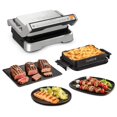 thumbnail image 1 of Parrilla eléctrica T-fal OptiGrill 4en1 1800W de acero inoxidable, 1 of 5