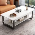 thumbnail image 3 of Patas de mesa de centro de madera de 2 niveles, sofá de almacenamiento de Metal, mesa de centro rectangular, articulados multifuncionales Para El Hogar, muebles Para El Hogar, 3 of 4