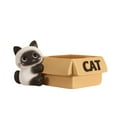 thumbnail image 2 of Organizador de estatuas de gato de resina, figura multifuncional, llavero de entrada para mueble de TV, estante de entrada, decoración., 2 of 9
