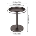thumbnail image 2 of 360° Rotating Sunglass Organizer Storage, Stainless Steel Glasses Holder Stand, Glasses Organizer with Tray for Desk, Dresser, Tabletop, Nightstand and Home Decor, 2 of 2