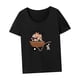 thumbnail image 5 of Camiseta de mujer con cuello redondo, camiseta básica suave para senderismo, calle, regalo para mujer XL, 5 of 7
