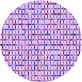 thumbnail image 1 of Ahgly Tapis Rond Lavable en Machine Intérieur Transitionnel Fleur Rose, 3 Pieds Rond, 1 of 7