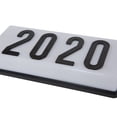 thumbnail image 4 of Yosemite Home Decor 2 Lights Exterior Lighting in White Frame with Black Numbers, 4 of 4