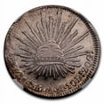 thumbnail image 2 of 1835-Zs OM Mexico Silver 8 Reales MS-62 NGC, 2 of 3