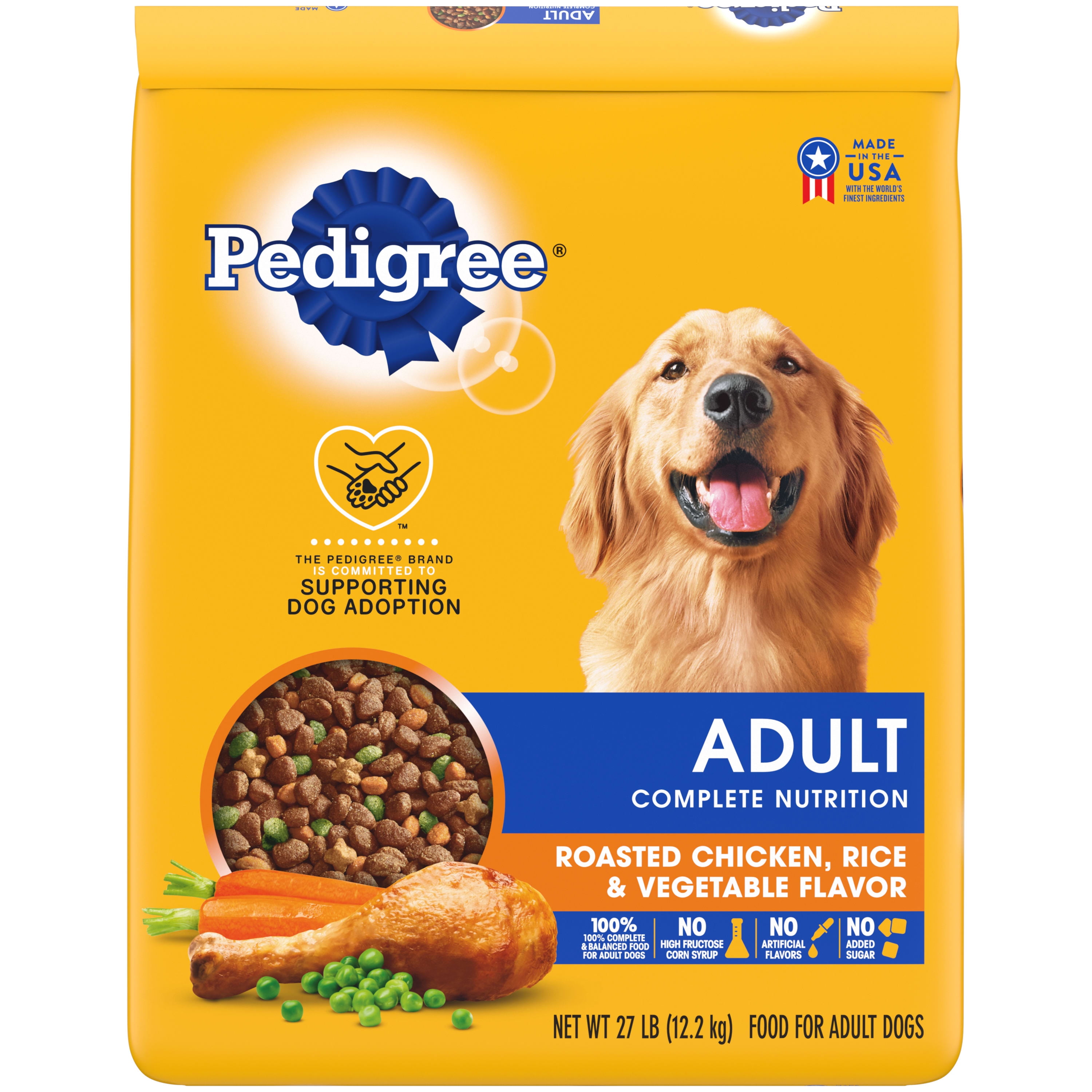 PEDIGREE Complete Nutrition Adult Dry Dog Food Roasted Chicken, Rice