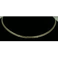 thumbnail image 2 of Real 10k Yellow Gold Hollow Cuban Men and Women Chain/Necklace 4.5 mm, 22", 2 of 4