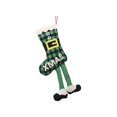 thumbnail image 5 of 2023 Christmas Stocking Christmas Tree Hanging Decor Multipurpose Holiday Cute Reusable Christmas Socks Ornament Xmas Pendant Black Green Plaid, 5 of 9