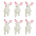 thumbnail image 1 of Miangastore 6Pcs Cartoon Stuffed Rabbit Doll Lovely Plush Doll Bag Hanging Pendants, 1 of 8