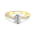 thumbnail image 3 of 2 Carat IGI Certified Oval Shape Lab Grown Diamond Engagement Ring | 14K Yellow Gold | Twisted Vine Lab Diamond Ring | FG-VS1-VS2 Quality Friendly Diamonds, 3 of 5