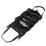Binpure Car Tool Roll Up Bags Waxed Canvas Storage Carrier Pouch Tools Tote Sling Holder Back Seat Organizer