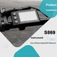 thumbnail image 3 of Pantalla LCD para Bicicleta Eléctrica S869, 24 V-72 V, Medidor de Color LCD para Bicicleta de Montaña, Medidor LCD Resistente Al Agua de 5, 3 of 9