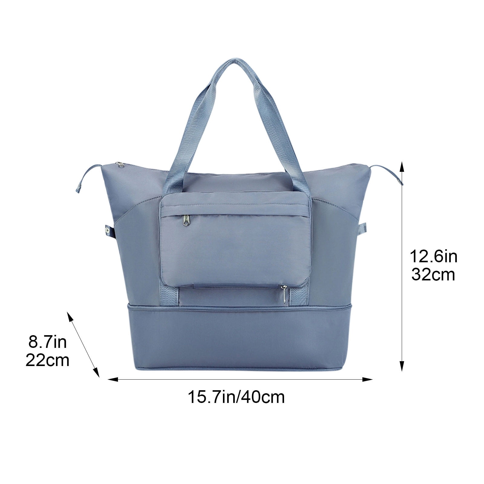 Foldable Travel Bag Hand Luggage Wet Dry Separation Optimized Cabin Size Space Saving Multi Purpose Convenient Carry Versatile Design Weekend Trip Beach Grocery Travel Use