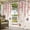Pink Red Light Beige, variant on 1 Panel Outdoor Curtains for Patio Waterproof 54"x95" Butterfly Flower Weatherproof Privacy Outsides Curtains, Farmhouse Country Pink Floral on Linen Grommet Thermal Drapes for Cabana Porch Pergola