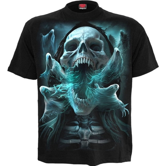 Spiral Direct T-Shirt pour Adulte à Imprimé Fantôme au Dos