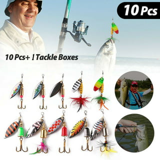 Fishing Lures for Bass, Crappie, Swim Bait Jointed Crank 4pc Tackle Lot Set