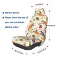 thumbnail image 3 of KLL Cute Vegetables Pattern Seat Covers,Universal Fit Sedans,Cars,Vans,SUV,Truck, 3 of 5