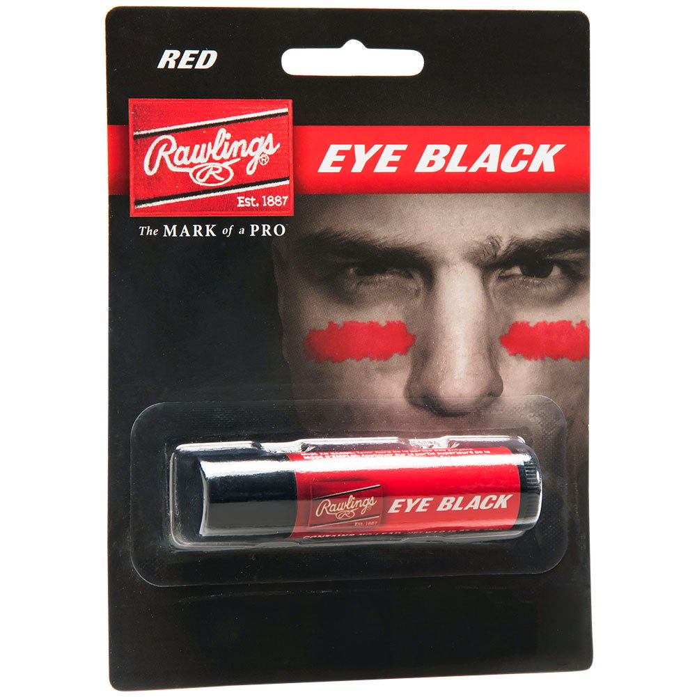 (3 pack) Rawlings Sporting Goods Rawlings Eye Black Stick Red
