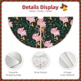 thumbnail image 3 of Sikiie Pink Sleeping Fox Christmas Tree Skirt, Christmas Tree Decorations, Christmas Decor, Tree Mat Decoration(30-48IN)-36", 3 of 6