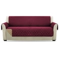 thumbnail image 1 of Reversible Sofa Cover, Quilted Texture Furniture Protector with Elastic Straps, Non Slip Foam Anchors for Enhanced Stability, Perfect for Pets & Kids, Surface Brushed Fabric & Tpu (Sofa), 1 of 5