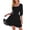 Black, variant on Nnhblu Fashion Dresses Half Sleeve Sundresses for Women White - 2XL