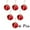 Red, variant on Tarmeek 6Pcs Christmas Ball Ornaments for Xmas Christmas Tree, 3.15 Inch Foam Ball Shatterproof Pendant Christmas Tree Decorations Hanging Ball for Holiday Party Christmas Decoration
