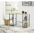 thumbnail image 2 of Signature Design by Ashley Contemporary Waylowe 48" Home Office Desk, Natural/Black, 2 of 5