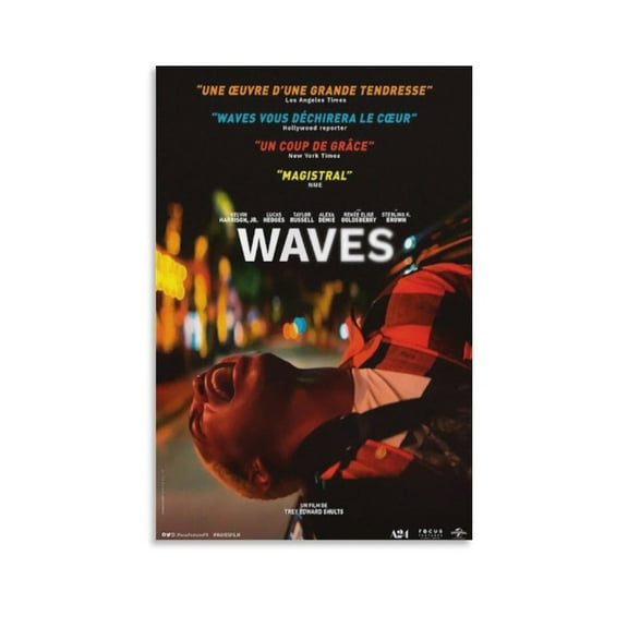 Waves Movie Poster 3 Living Room Printing Oil Painting Interior Decoration Poster Unframe-style