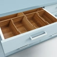 thumbnail image 1 of OULII Boîte de Rangement Multi-Compartiments Marron Clair pour Maison 1Ensemble, 1 of 8