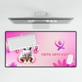 thumbnail image 4 of Faith Love Hope Miniature American Shepherd Breast Cancer Awareness Survivor Desk Mat Full Keyboard Mouse Pad MAS Dog Lover Gifts Large Mousepad - 02017, 4 of 5
