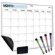 thumbnail image 1 of Calendario mensual magnético Quick Canary 43 x 30 cm tipo pizarra blanca, 1 of 9