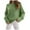 Green, variant on vigerkar Women's Solid Color Oversized Sweaters Fuzzy Chunky Warm Pullover Sweater (Hot Pink, S)