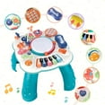 thumbnail image 2 of Baby Toy Multi-Functional Music Activity Table/Learning Developing Early Education Baby Toddler Toy Desk, Sturdy, And Fun For 6 -18 Months Baby Birthday Gift, Random Color, 2 of 5