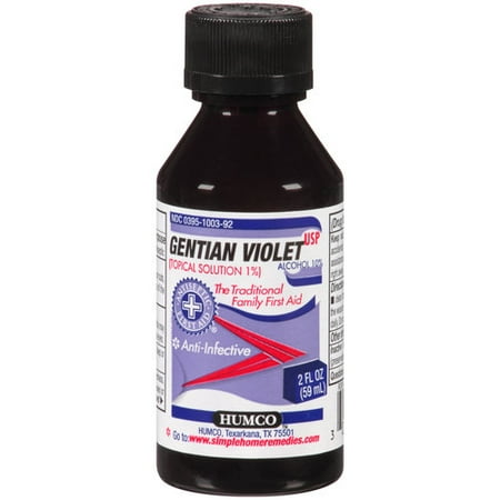 - GENTIAN VIOLET 1%