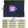 thumbnail image 3 of College of The Holy Cross Logo Fleece Blanket, Very Soft Microfiber Flannel Blanket for Couch Warm and Cozy for All Seasons, 3 of 6
