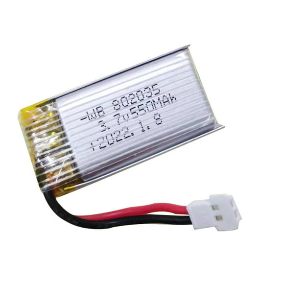 JZROCKER 550mAh 802035 3.7V Battery Pack for Drones Remote Car Mini Aircraft