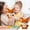 brown, variant on Merryso Soft & Realistic Fox Plush Toy - Ultra-Soft Fabric for Cuddles - Sleep Aid & Anxiety Relief - Lifelike Design - Ideal Gift for All Ages