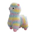 thumbnail image 1 of Yuedong Cartoon Sika Deer Plush Toy Doll Rainbow Lattice Giraffe Sleeping Pillow Children's Christmas and New Year gift, 1 of 10